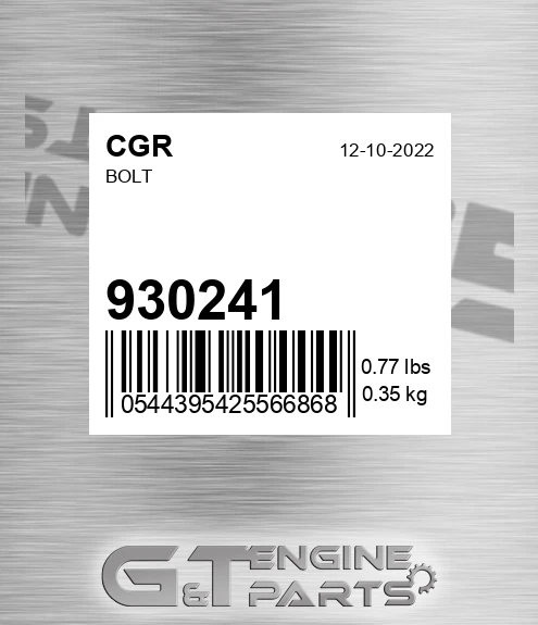 930241 Bolt
