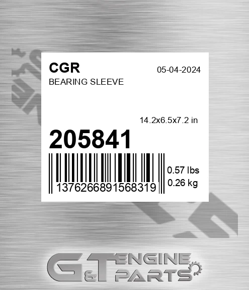 205841 Bearing Sleeve