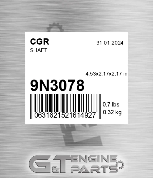 9N3078 CGR Shaft