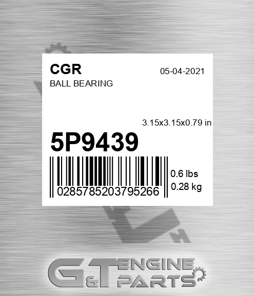 5P9439 Ball Bearing for CGR