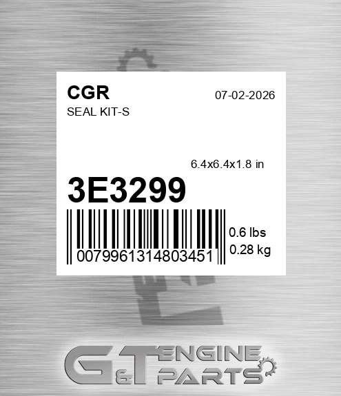 3E3299 Seal Kit-s