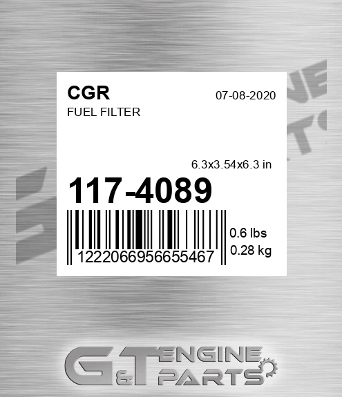 117-4089 CGR Fuel Filter