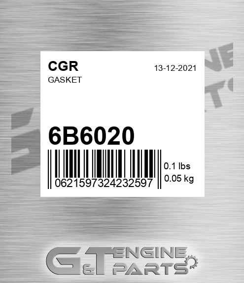 6B6020 Gasket