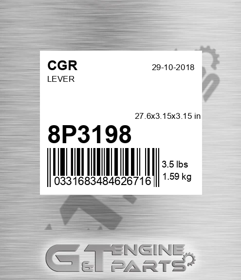 8P3198 Lever