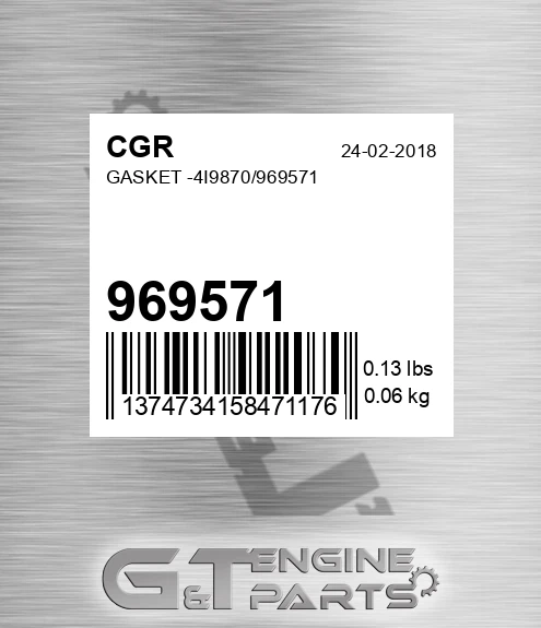 969571 Gasket -4i9870/