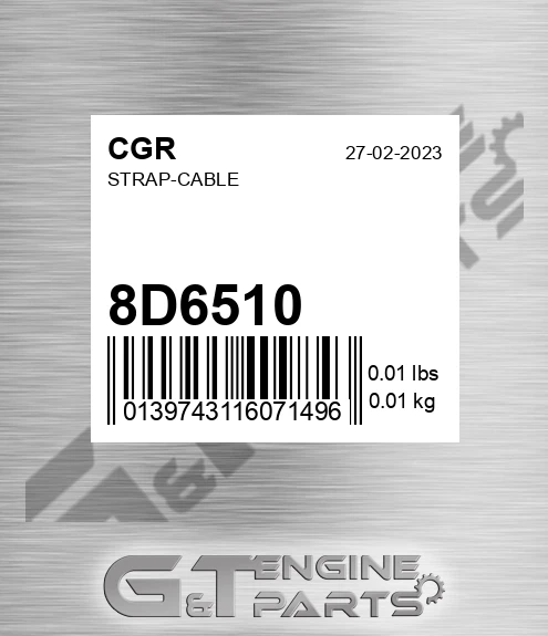 8D6510 Strap-cable