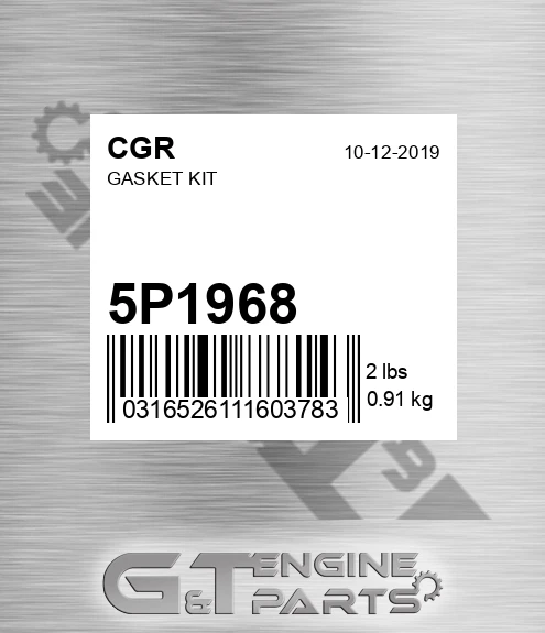 5P1968 CGR Gasket Kit
