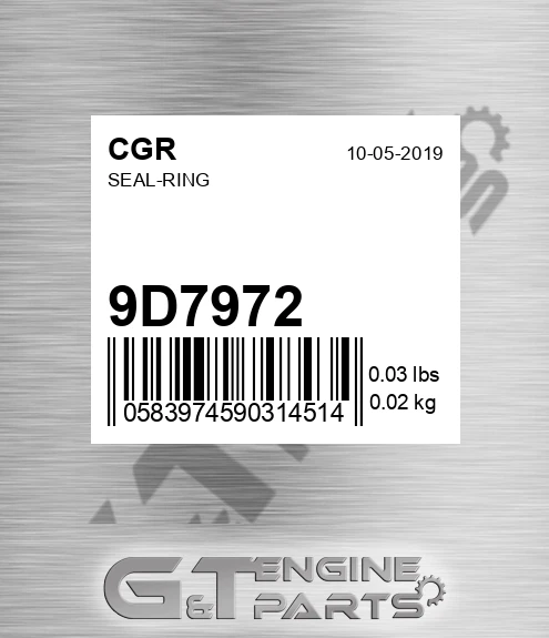 9D7972 Seal-ring