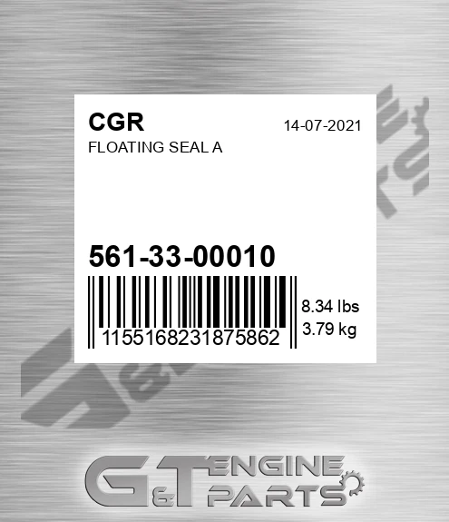 561-33-00010 Floating Seal A for CGR