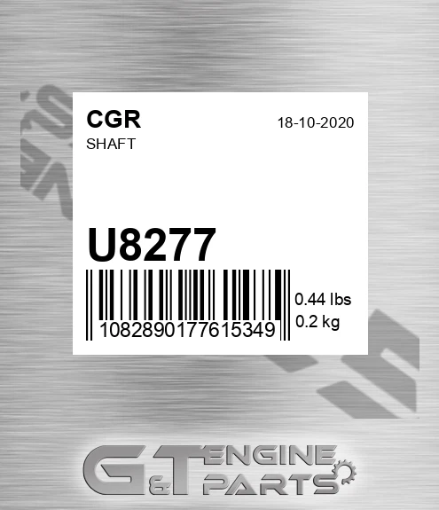 U8277 CGR Shaft