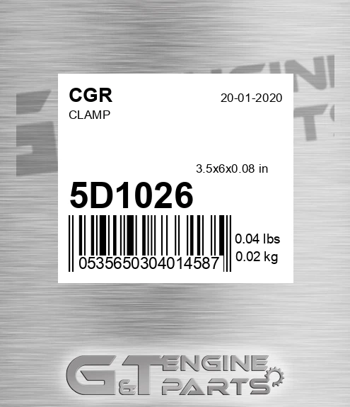 5D1026 CGR Clamp