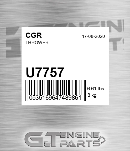 U7757 Thrower