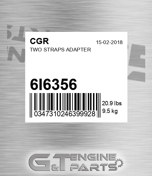 6I6356 Two Straps Adapter