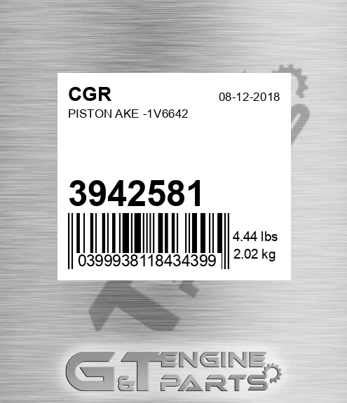 3942581 Piston Ake -1v6642