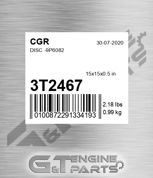 3T2467 CGR Disc -9p6082