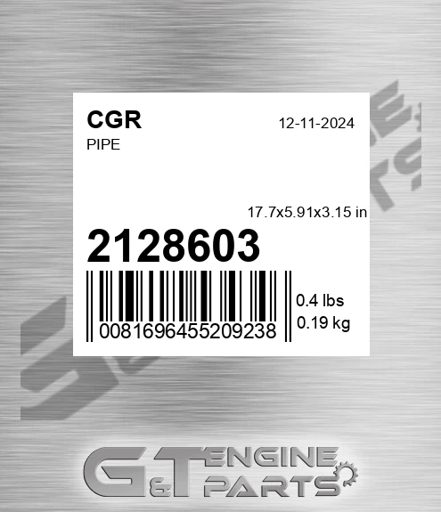 2128603 CGR Pipe