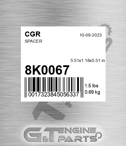 8K0067 Spacer