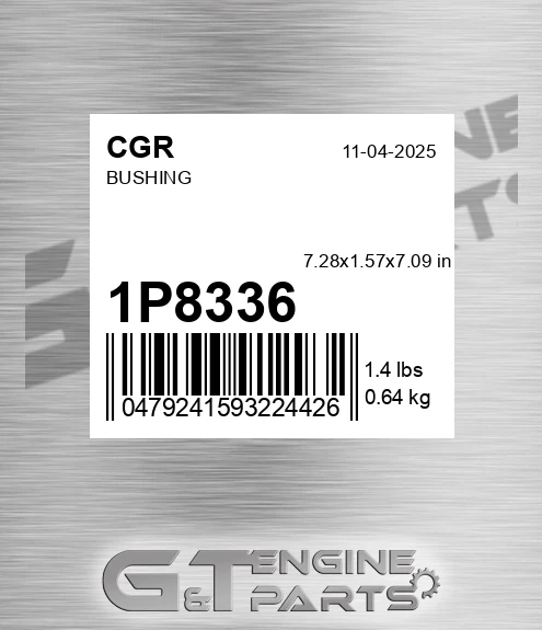 1P8336 CGR Bushing
