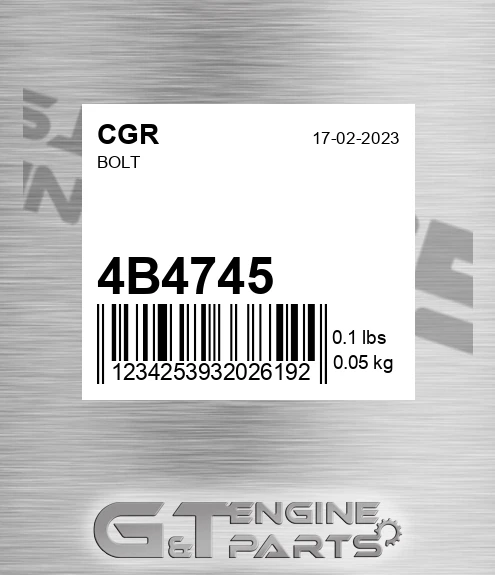 4B4745 Bolt