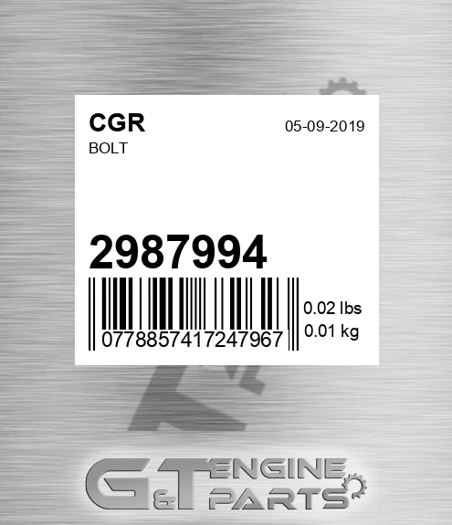 2987994 Bolt