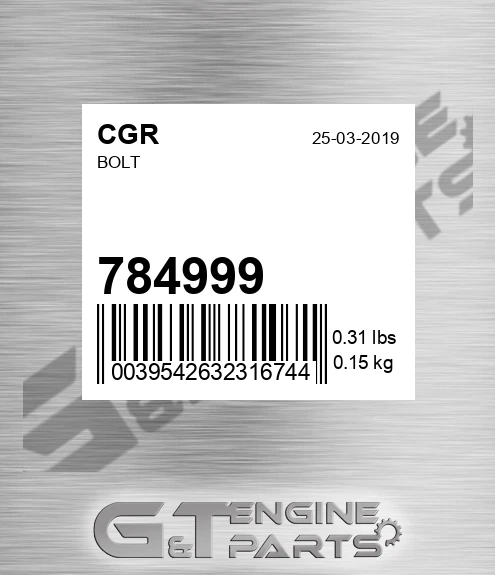 784999 Bolt