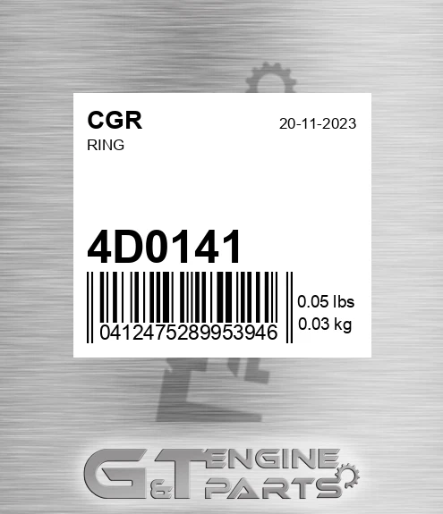 4D0141 CGR Ring