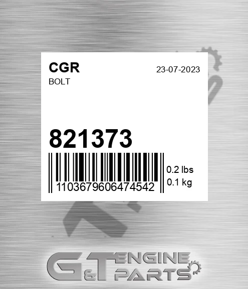 821373 Bolt