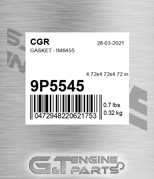 9P5545 Gasket -1m6455