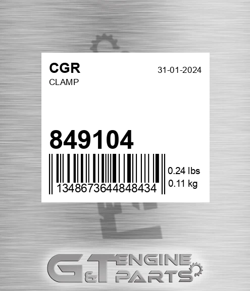 849104 Clamp