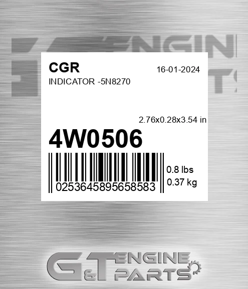 4W0506 CGR Indicator -5n8270
