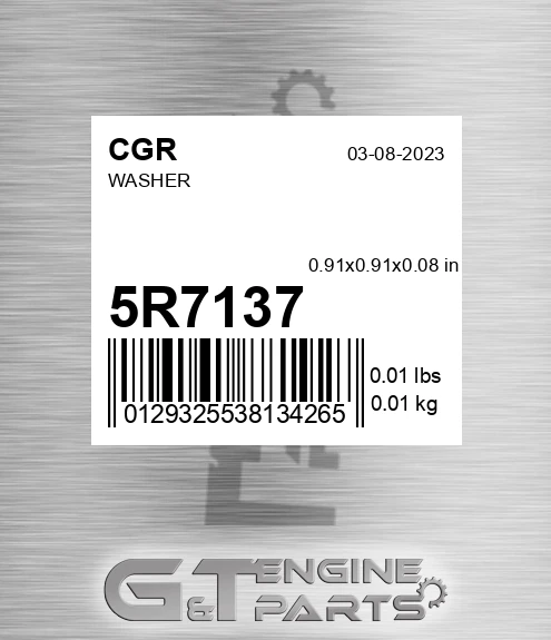 5R7137 CGR Washer