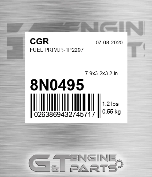 8N0495 Fuel Prim.p.-1p2297