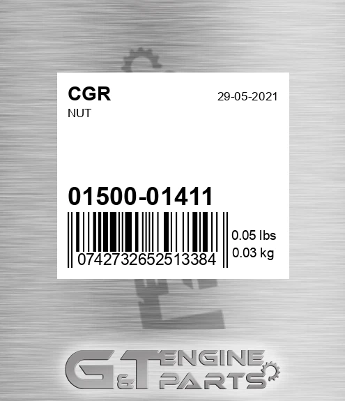 01500-01411 Nut