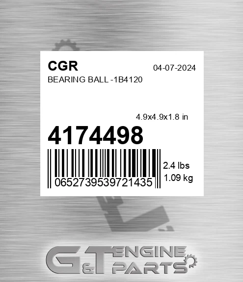 4174498 Bearing Ball -1b4120