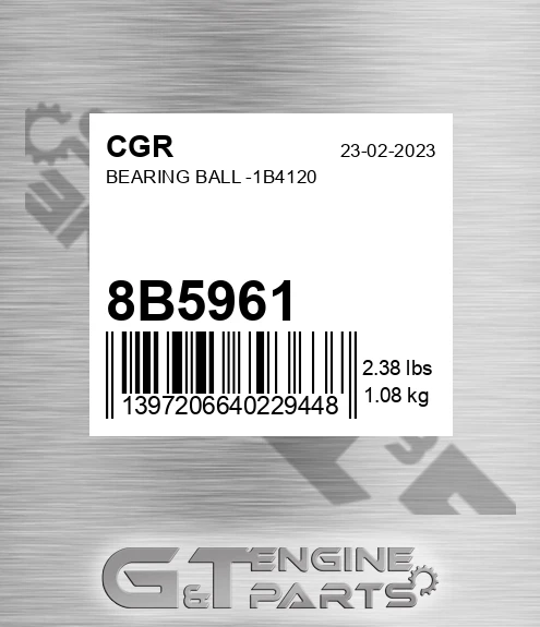 8B5961 CGR Bearing Ball -1b4120