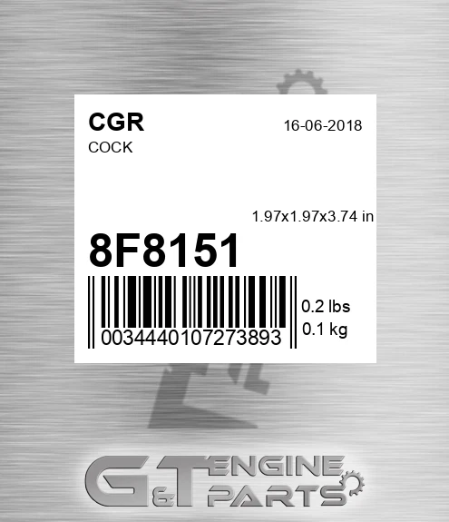 8F8151 CGR Cock
