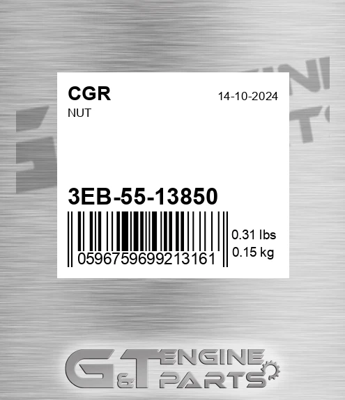 3EB-55-13850 Nut