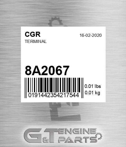 8A2067 CGR Terminal