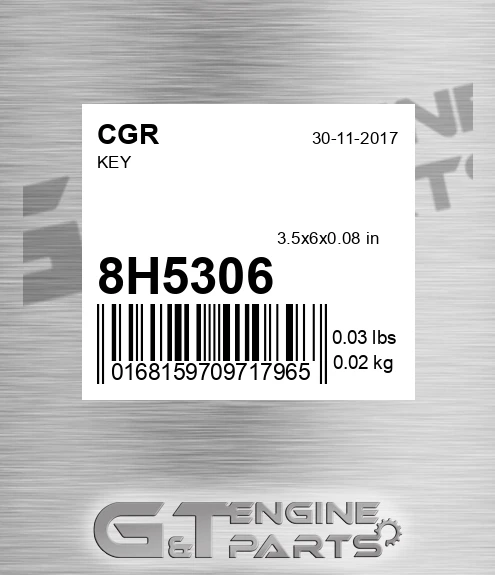 8H5306 Key