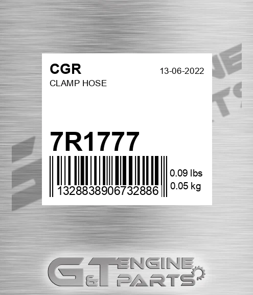 7R1777 CGR Clamp Hose