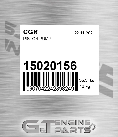 15020156 Piston Pump