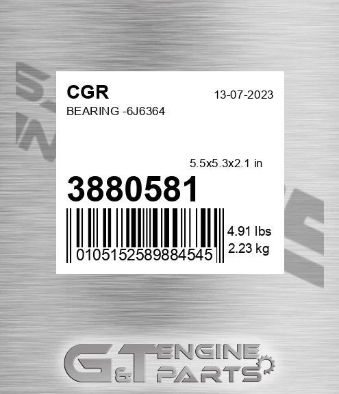 3880581 Bearing -6j6364