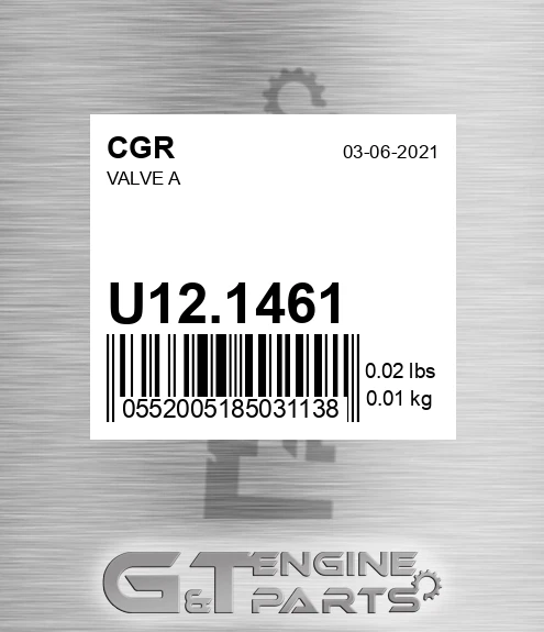 U12.1461 Valve A