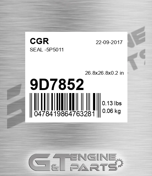 9D7852 Seal -5p5011
