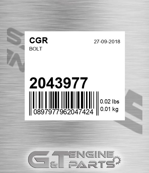 2043977 Bolt