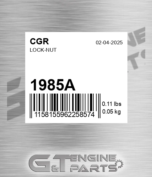 1985A Lock-nut