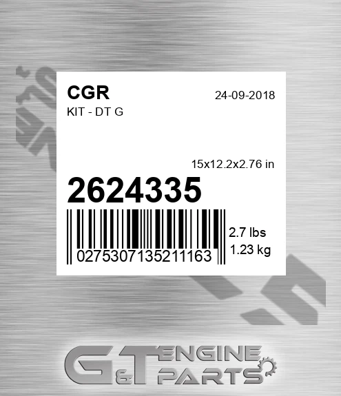 2624335 CGR Kit - Dt G