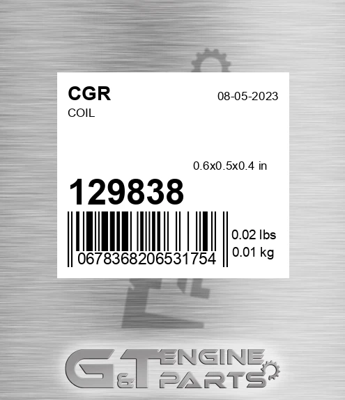 129838 CGR Coil