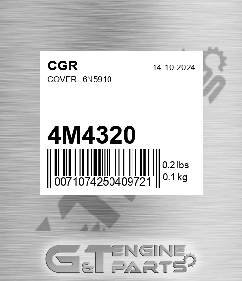 4M4320 Cover -6n5910