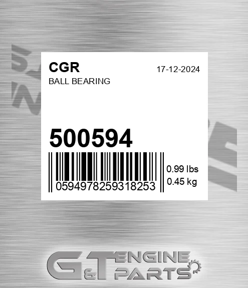 500594 CGR Ball Bearing